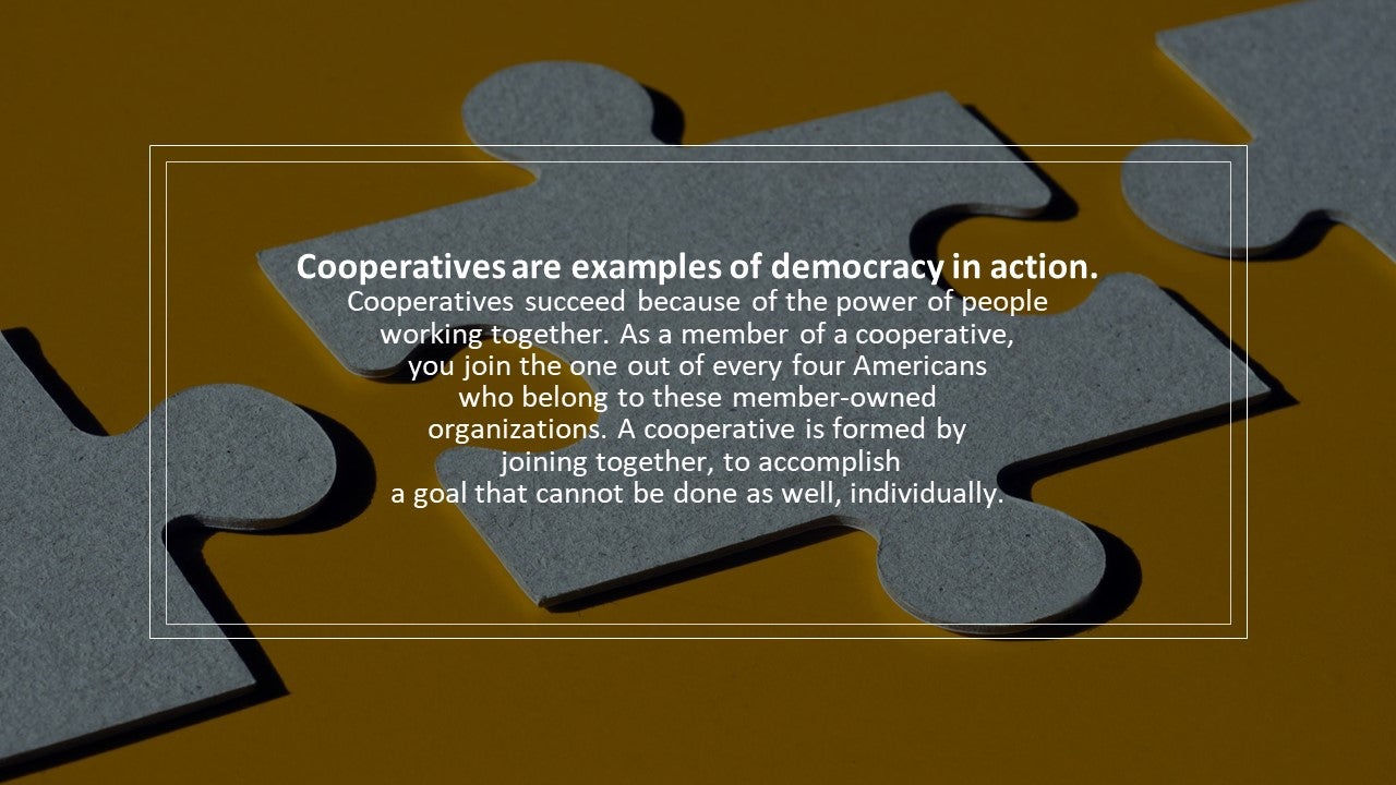 Cooperative Principles Freeborn Mower Electric Cooperative